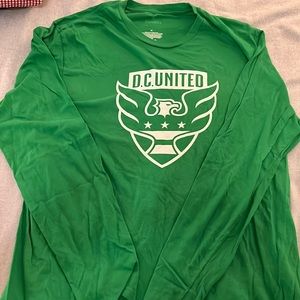 D.C. United Fanatics St. Patrick’s Day Long Sleeve T shirt Medium